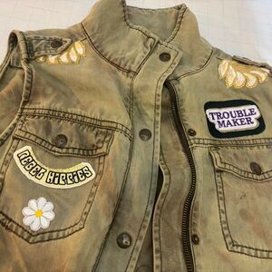 Max-studio uopcycled boho Women's vest L